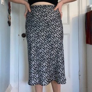 UO floral slip skirt